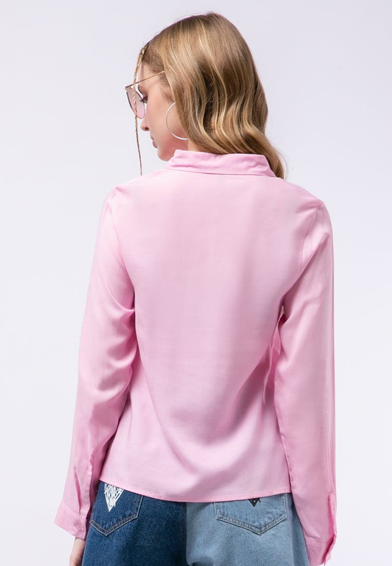 Basic Long Sleeve Blouse