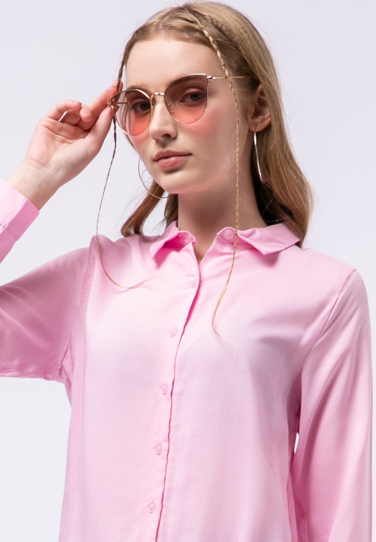 Basic Long Sleeve Blouse