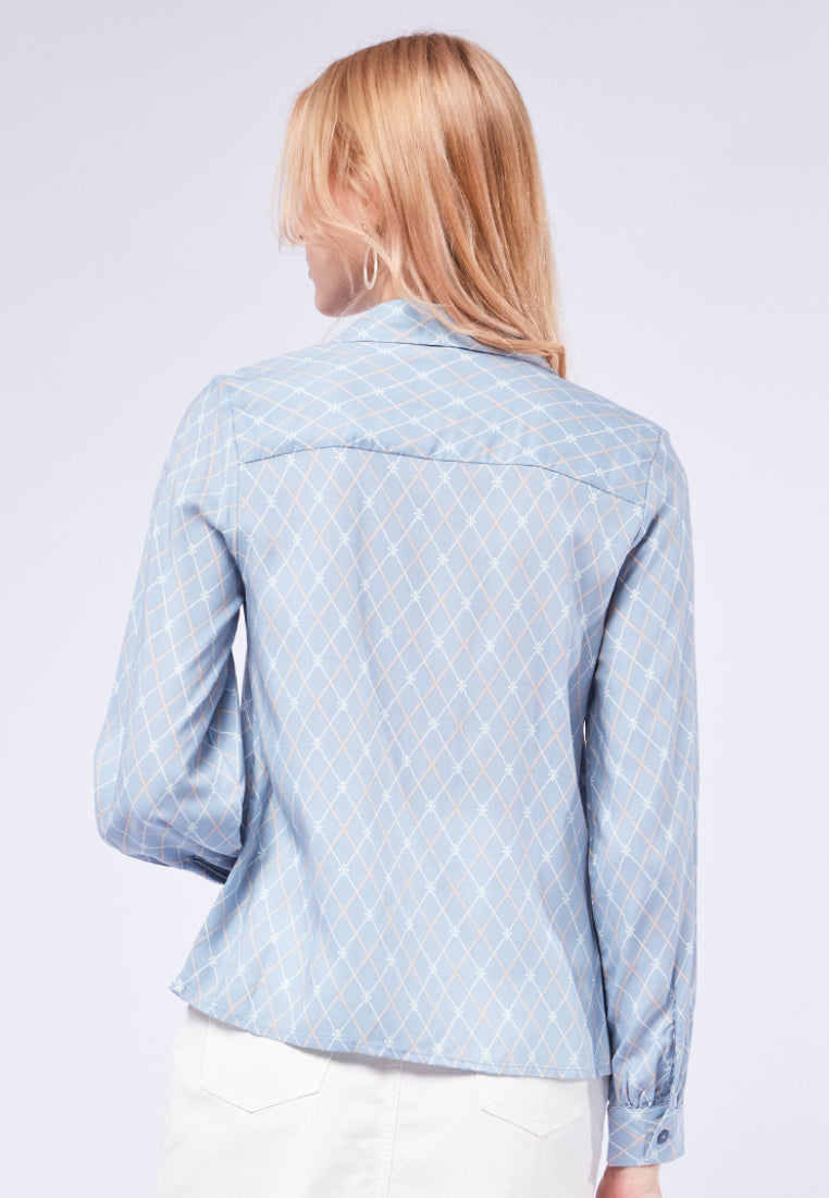 Balloon Sleeve Loose Blouse