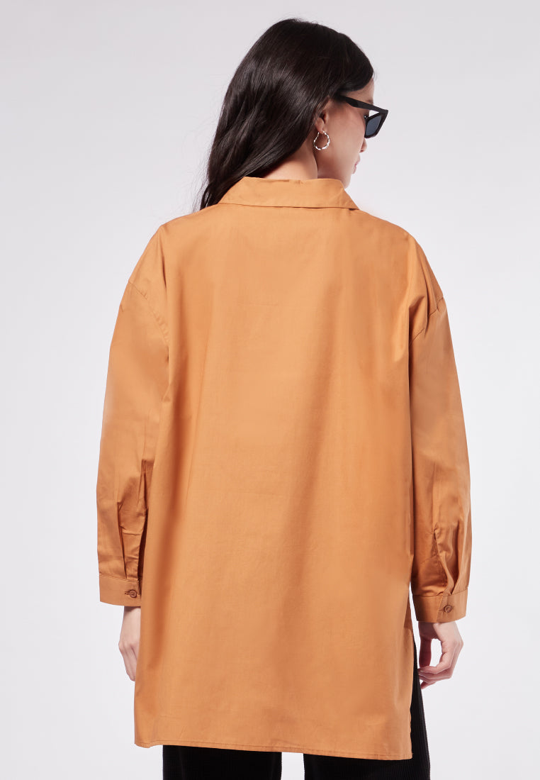 Oversized Long Sleeve Blouse
