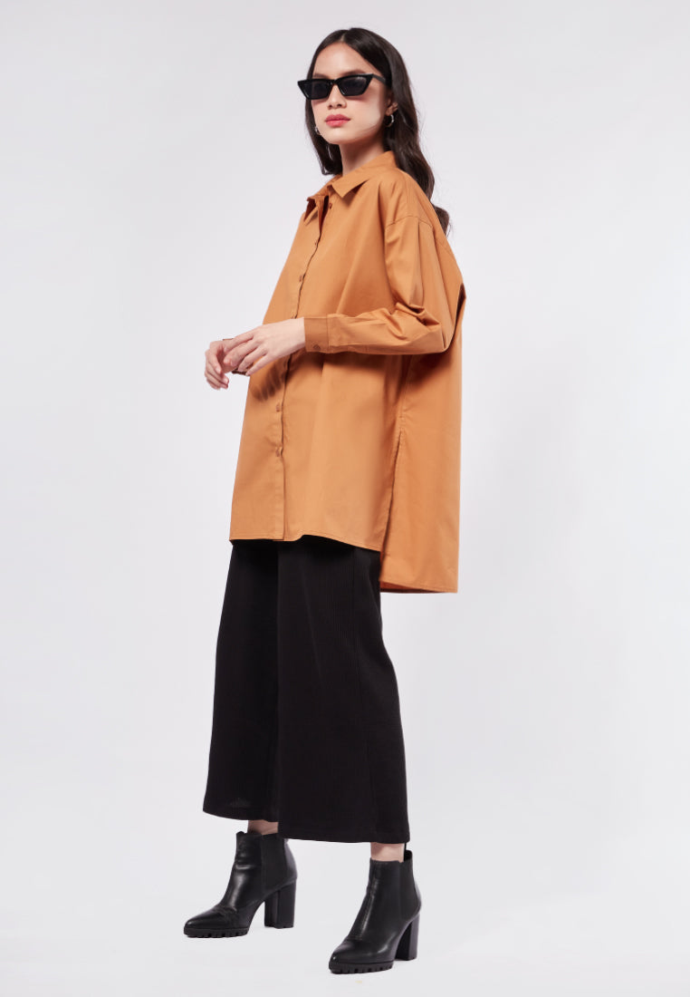 Oversized Long Sleeve Blouse