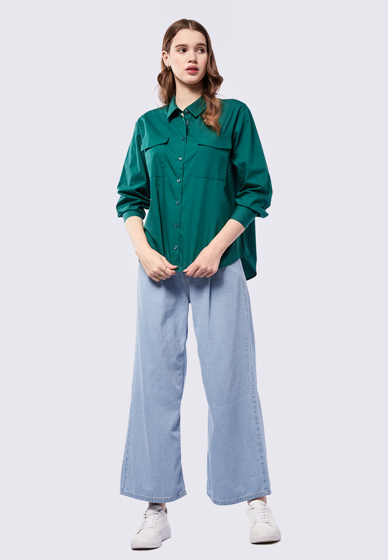 Oversized Long Sleeve Shirt