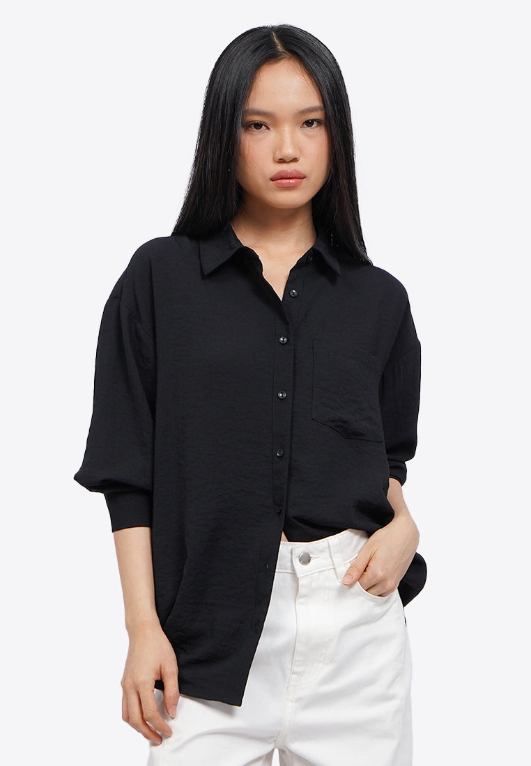 Flowing Button Up Shirt