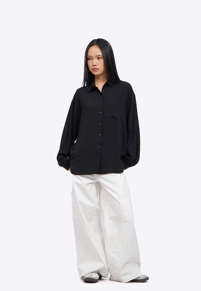 Flowing Button Up Shirt