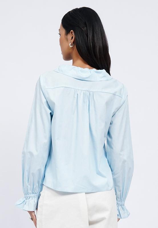 Peterpan Collar Button Up Blouse