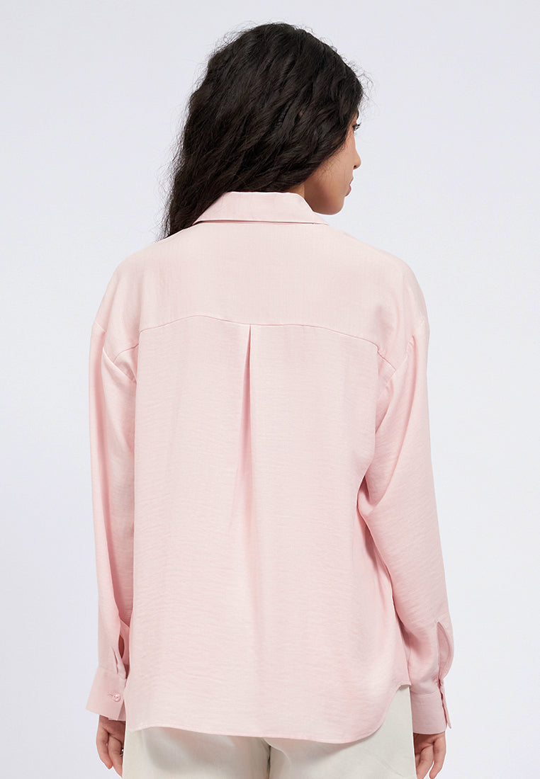 Double Pocket Oversized Shirt