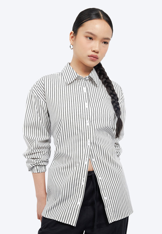 Oversized Pinstripes Shirt
