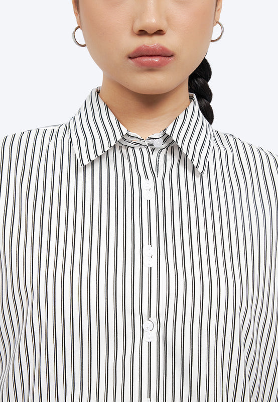 Oversized Pinstripes Shirt