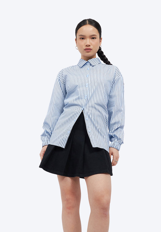 Oversized Pinstripes Shirt