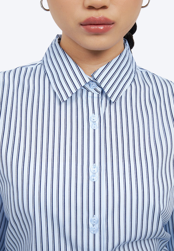 Oversized Pinstripes Shirt