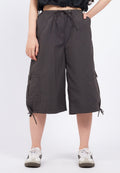 Drawstring Details Bermuda Pants