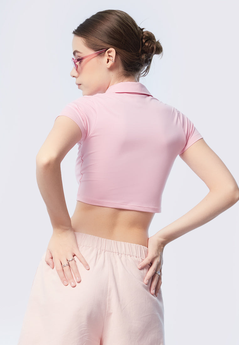 Ruched Short Sleeve Top