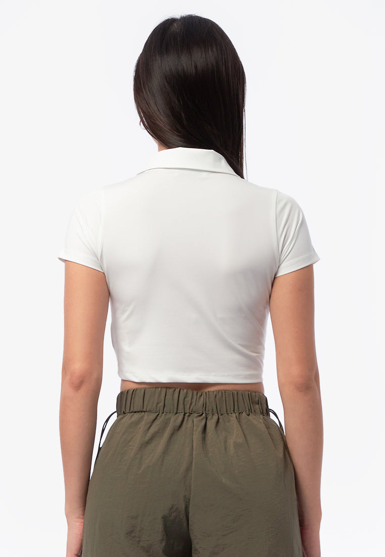 Short Sleeve Ruched Top