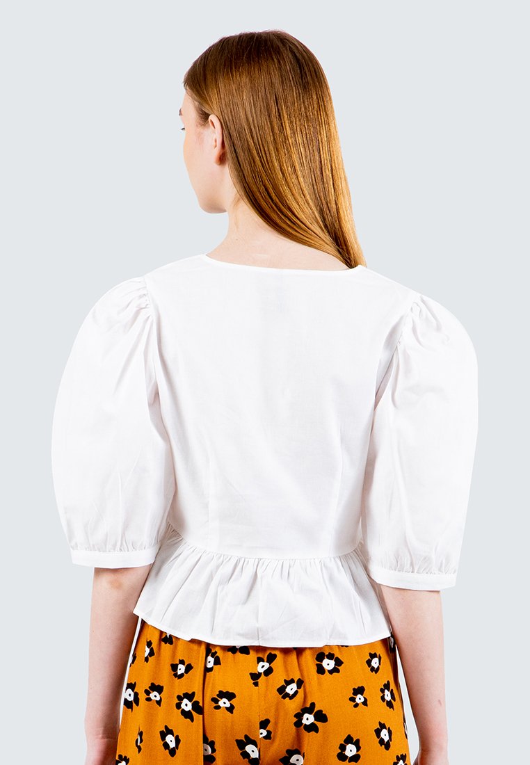 Balloon Sleeve Blouse