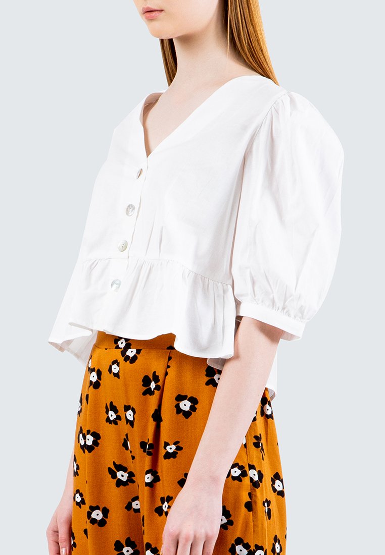 Balloon Sleeve Blouse