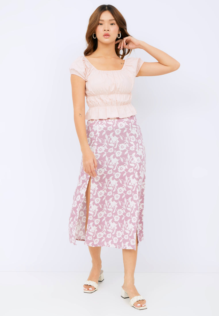 Gathered Crop Top