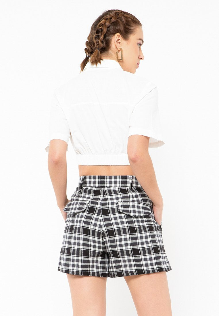 Crop Short Sleeve Shirt