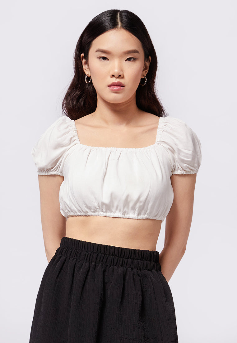 Crop Off The Shoulder Top