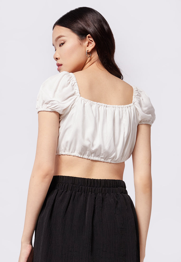 Crop Off The Shoulder Top