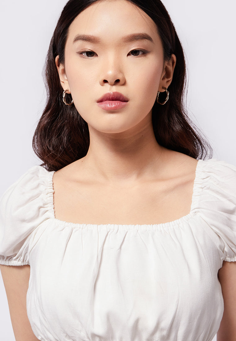 Crop Off The Shoulder Top