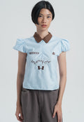 Colorbox X Gimme Puff Sleeve Top