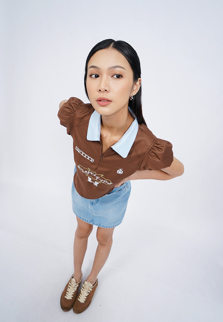 Colorbox X Gimme Puff Sleeve Top