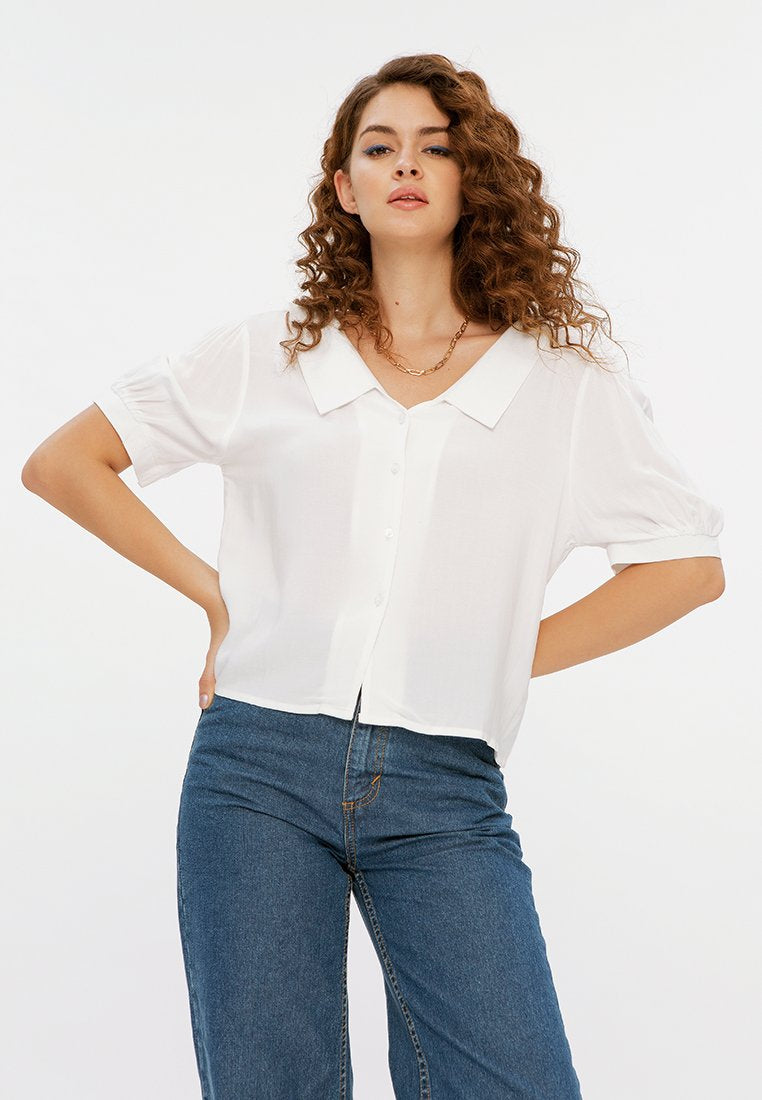 V-neck Blouse