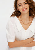 V-neck Blouse