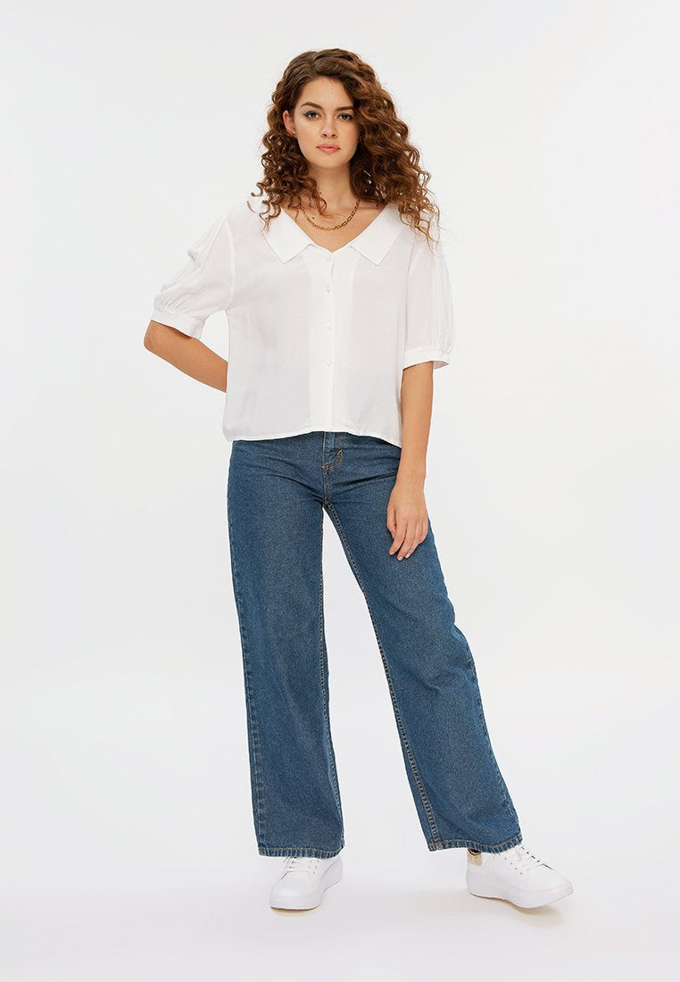 V-neck Blouse