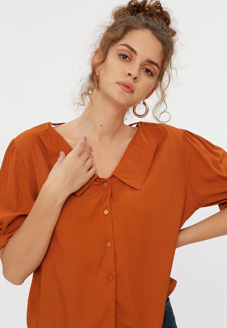 V-neck Blouse