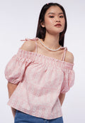 Short Sleeve Off Shoulder Top
