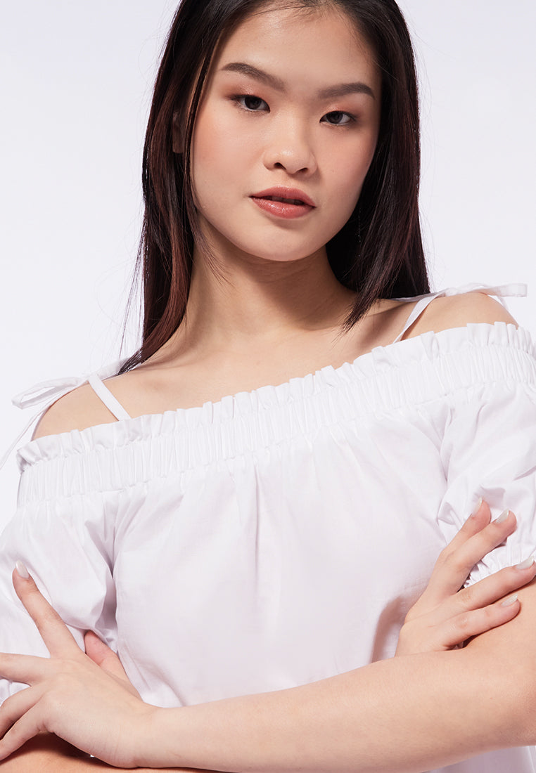 Short Sleeve Off Shoulder Top