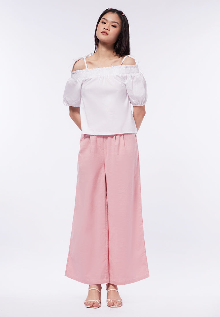 Short Sleeve Off Shoulder Top