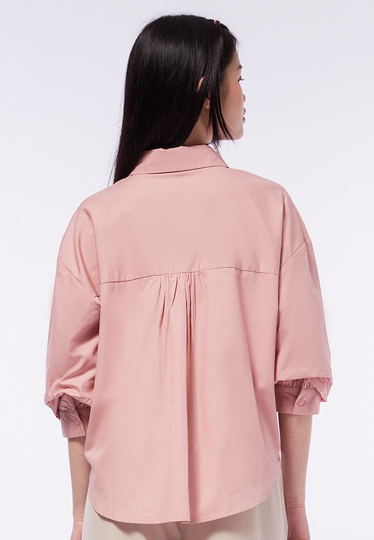 Voluminous Sleeves Blouse