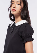 Puff Sleeve Polo Top