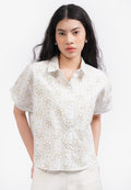 Roll Up Boxy Shirt Off White
