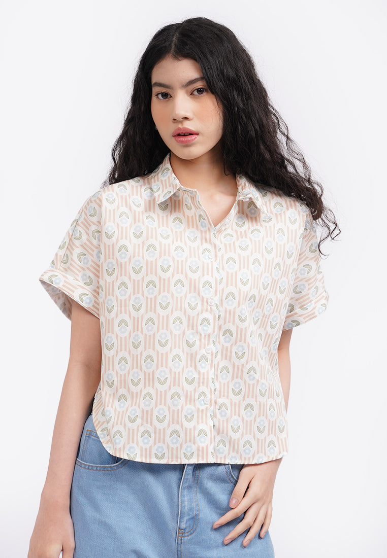 Roll Up Boxy Shirt