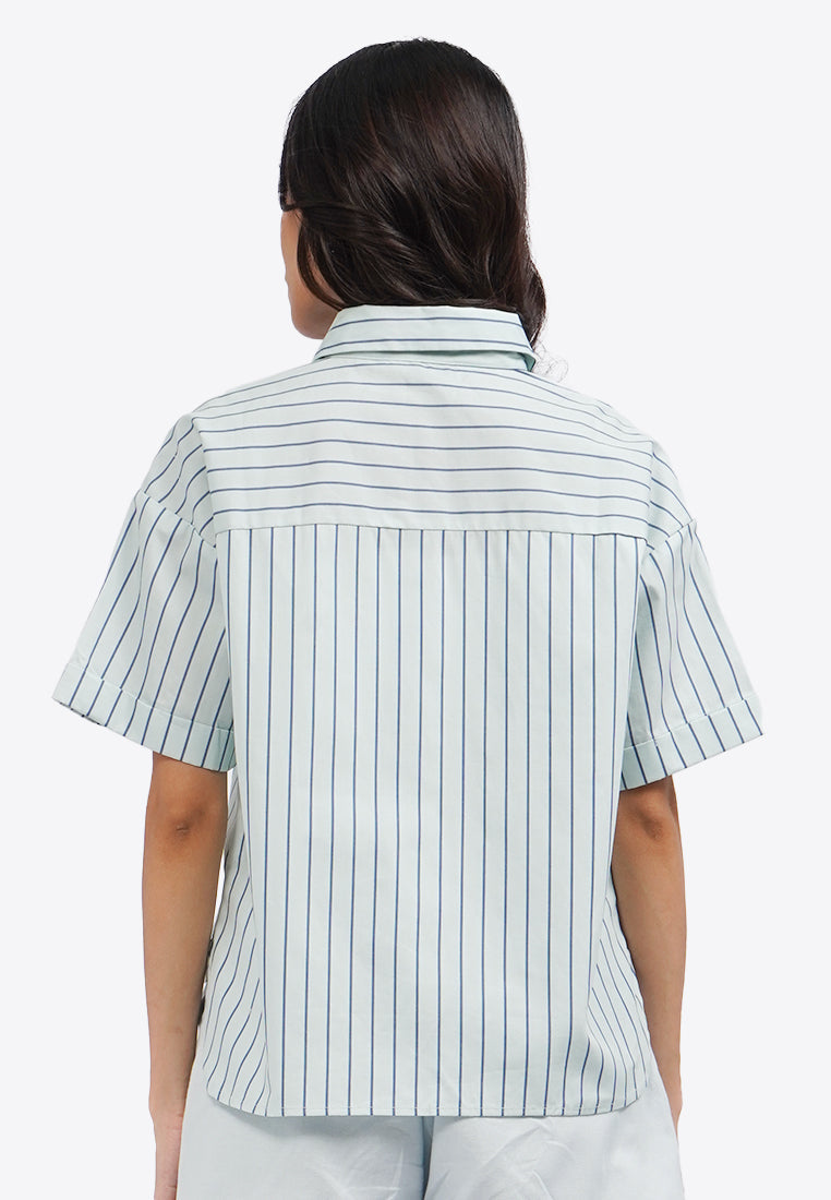 Hi-Low Boxy Pocket Shirt