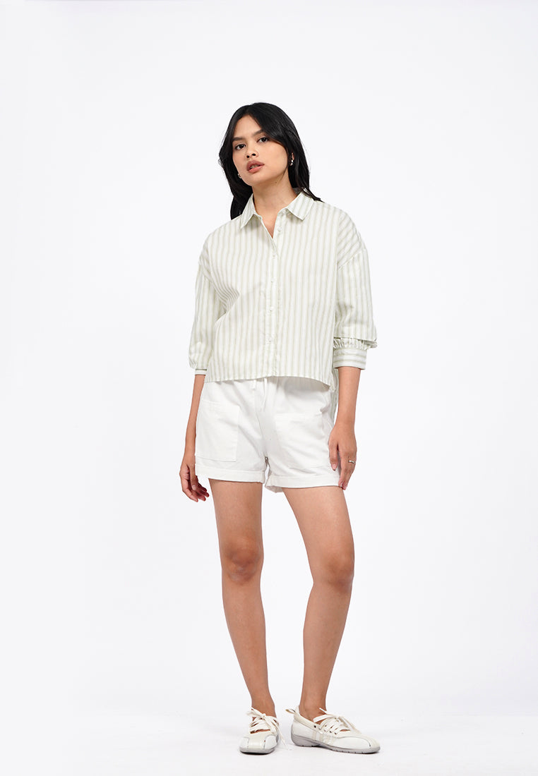 Voluminous Stripes Blouse