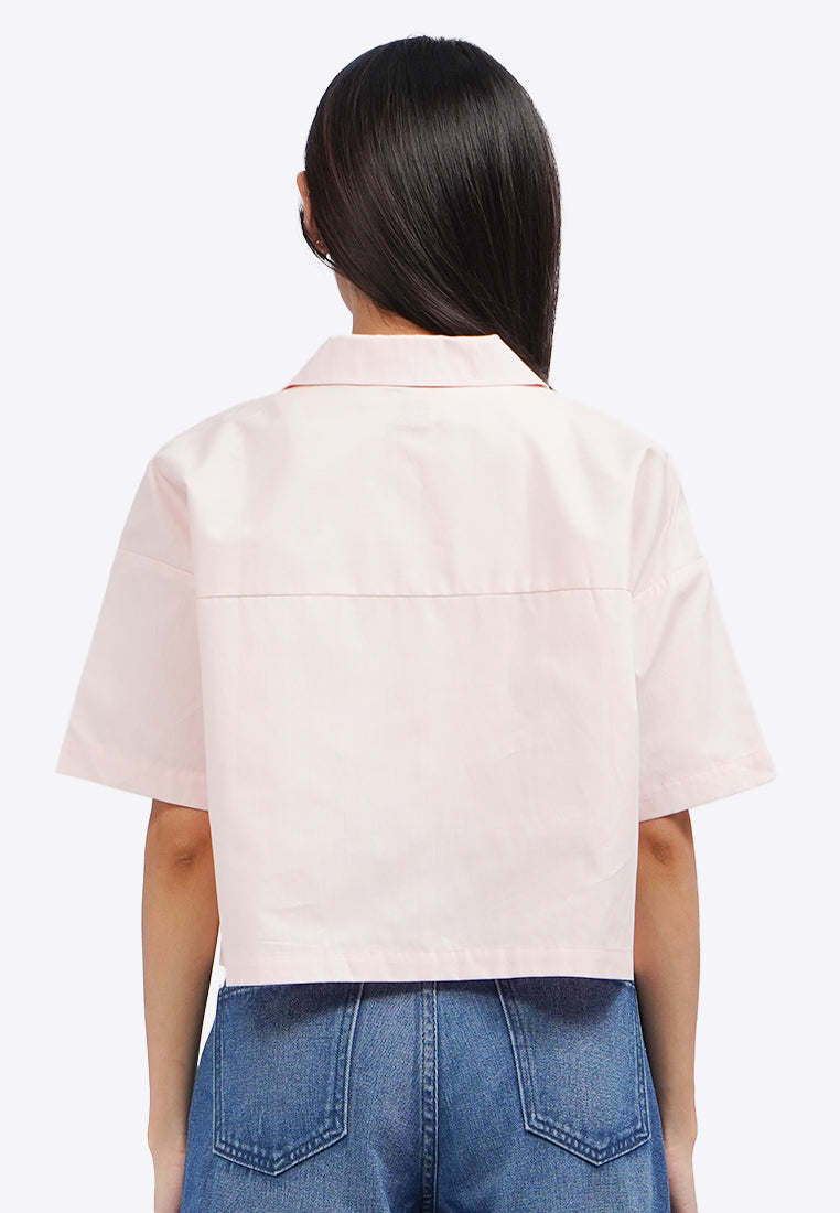 Notch Collar Pocket Shirt