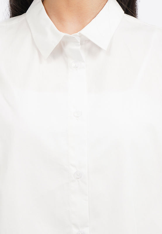 Roll Up Short Sleeve Blouse