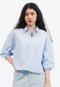 Voluminous 3/4 Sleeve Blouse