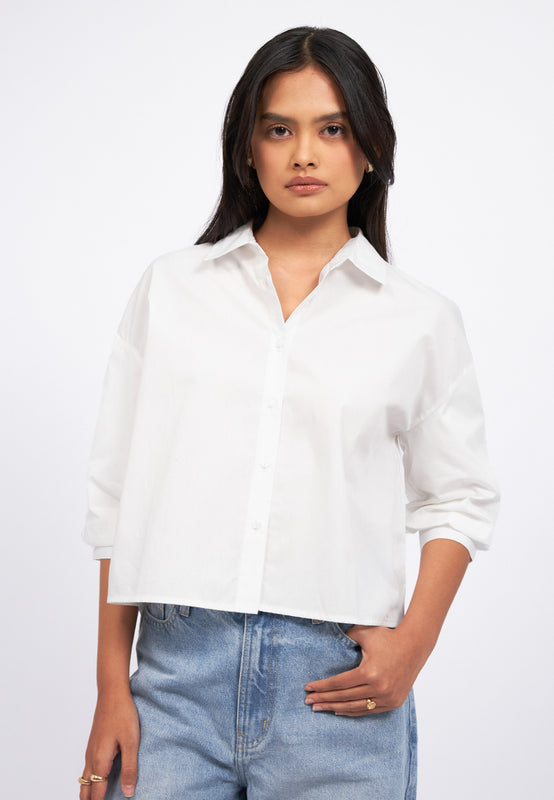 Voluminous Sleeve Blouse