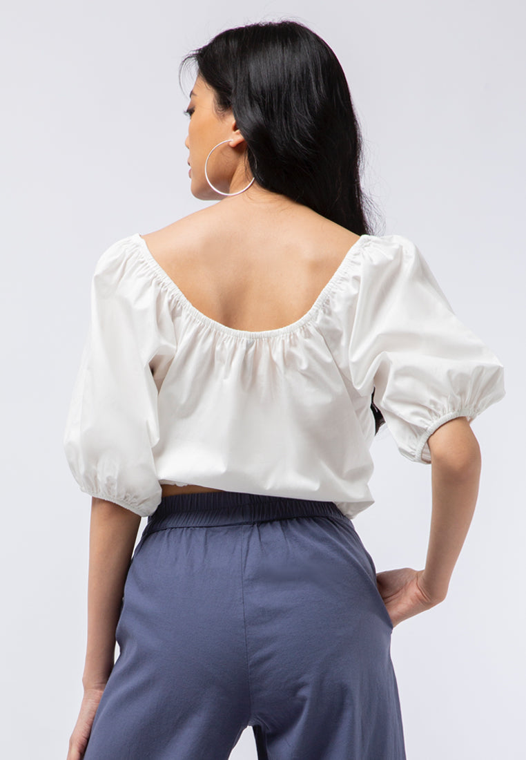 Balloon Sleeve Blouse