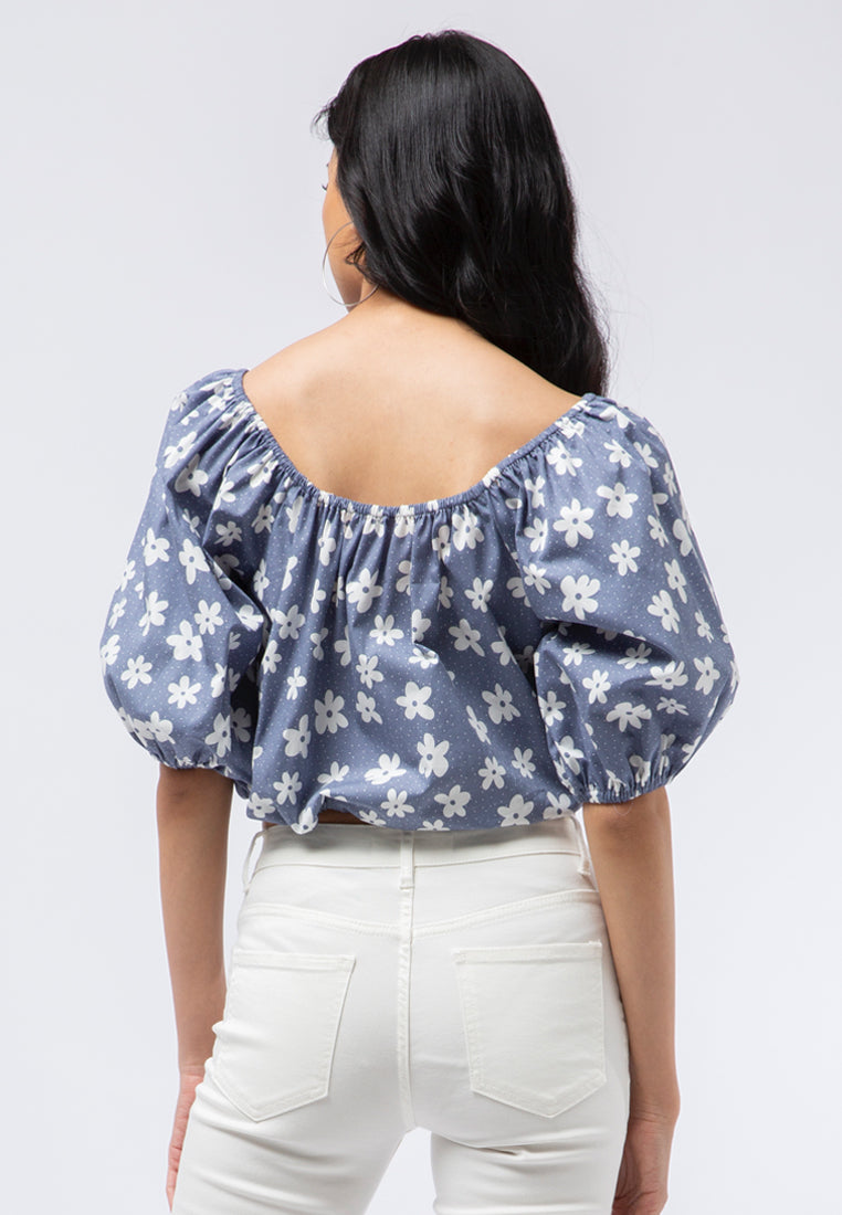 Balloon Sleeve Blouse