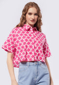Short Sleeve Crop Boxy Shirt