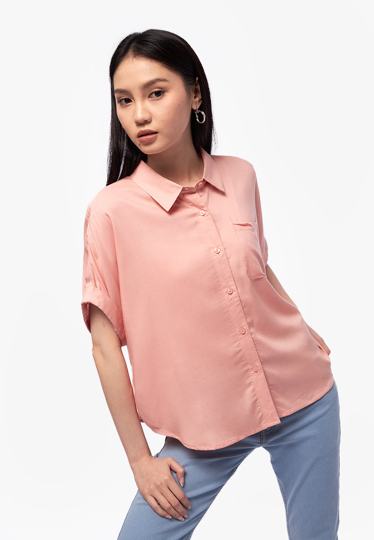 Boxy Pocket Roundhem Shirt