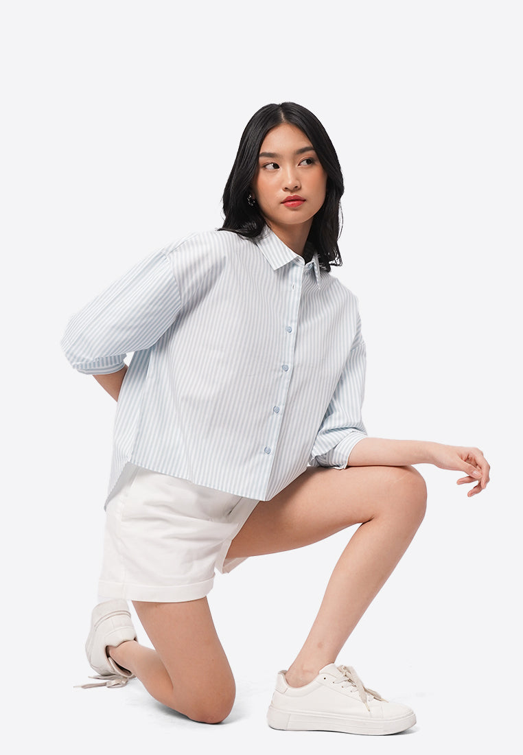 Voluminous Stripes Blouse