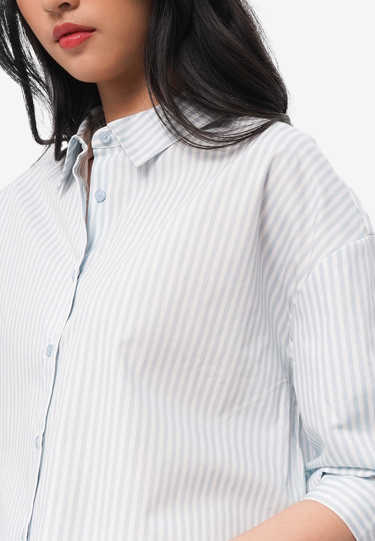 Voluminous Stripes Blouse