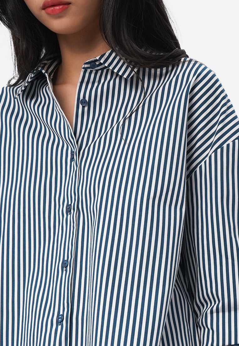 Voluminous Stripes Blouse